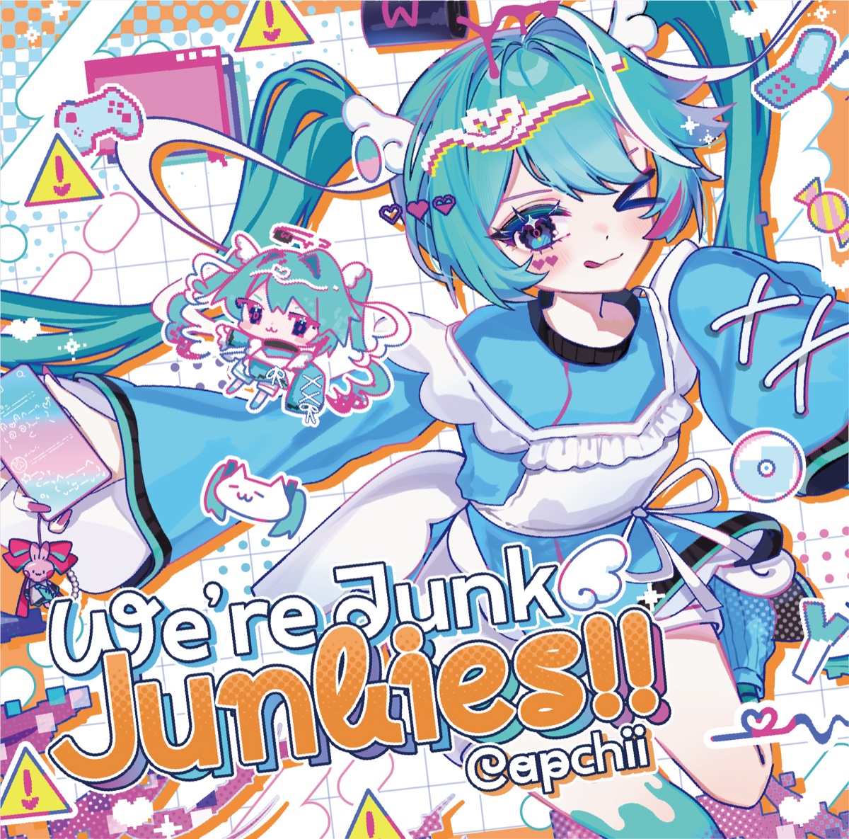 We're Junk Junkies!! ジャケット